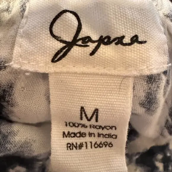 Japna Maxi Dress Women Size Medium Strapless Ruffle Tie Dye Tassel Boho Beach - Picture 10 of 12